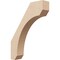 Ekena Millwork 3-inch W x 14-inch D x 18-inch H Legacy Rough Cedar Woodgrain TimberThane Knee Brace, Primed BRCUR03X14X18LECRCPR - alternate 1
